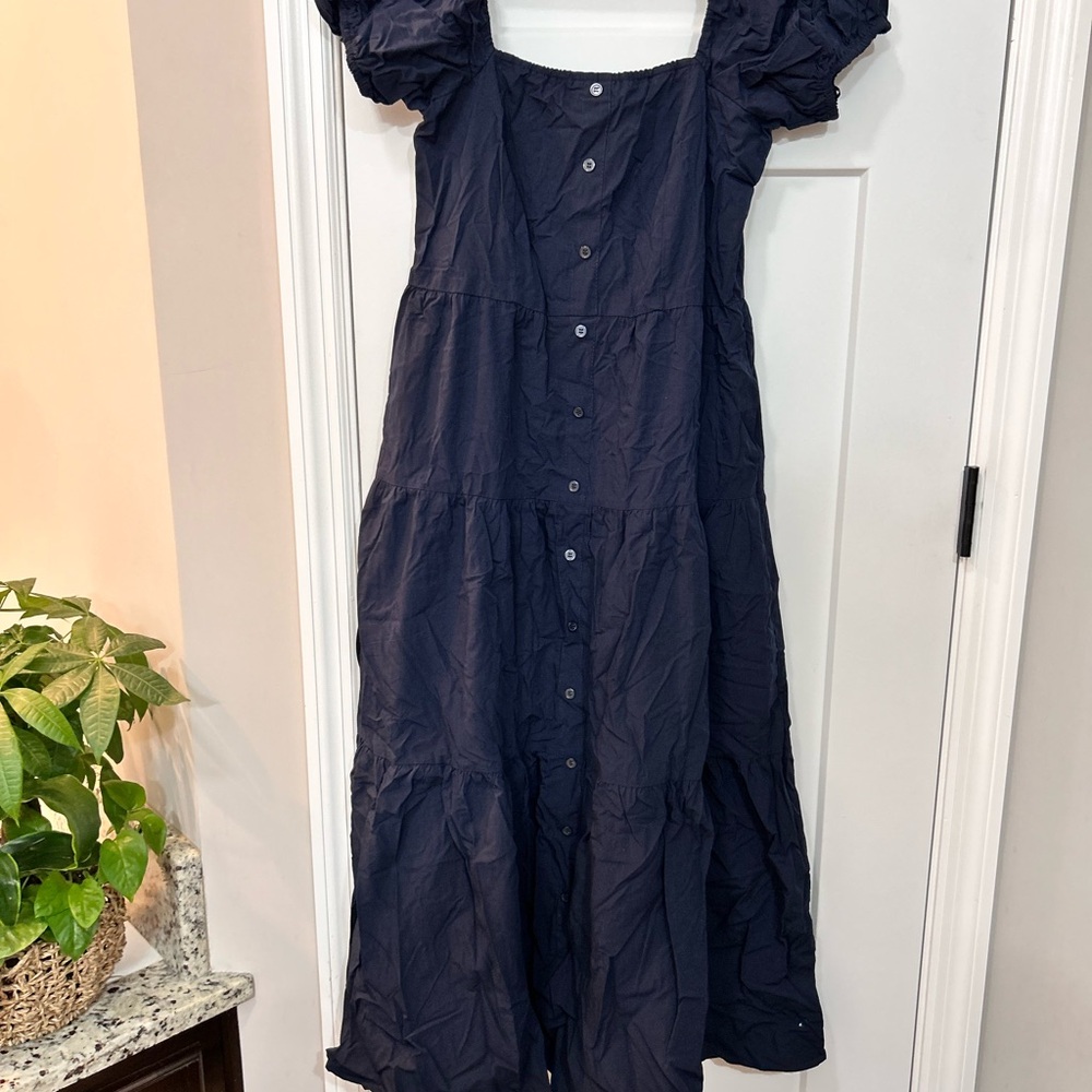 Time and Tru Elegant Navy Blue Women's Dress